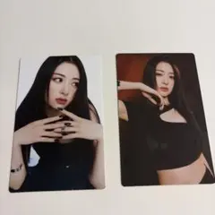 LE SSERAFIM HUH YUNJIN 公式トレカ 2枚セット