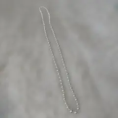 パール風 ネックレス ロング