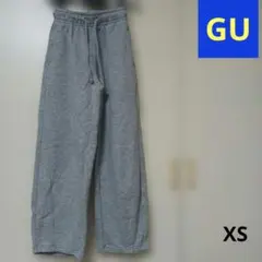 GU 　スウェットバレルレッグパンツ　xs　Gray