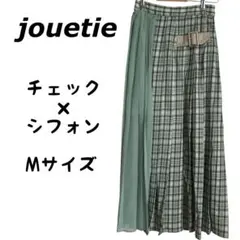 jouetie ジュエティ チェックドッキングロングスカート グリーン Mのサムネイル