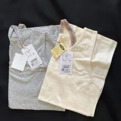「新品未使用タグ付き」ハートマーケット刺繍かぎ針編みタンクトップ 2枚セットＬのサムネイル