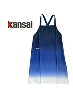 新品　kansai エプロン ブルー グラデーションのサムネイル