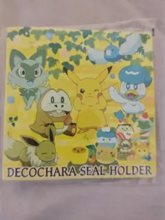 デコキャラシールホルダー ポケモン(表面日焼けあり)
