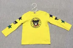 ミキハウス ダブルビー 長袖Tシャツ 110 黄 クマのサムネイル