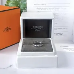 HERMES エルメス ヘラクレス リング 49 約9号 K18WG Au750 - メルカリ