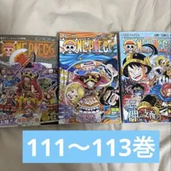 ONE PIECE 111,112,113巻　3冊セット