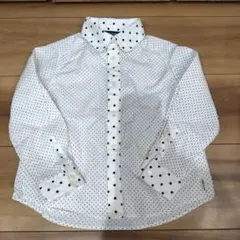 サイズ110 ドット柄ブラウス