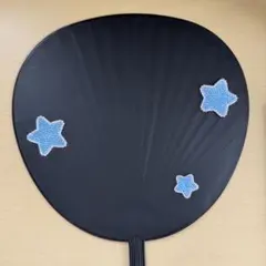 【即日発送可】デコうちわ パーツ 水色
