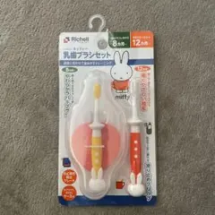 Richell 乳歯ブラシセット ミッフィー ケース付