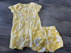 値下げ！プチバトー　ロンパース6m/67cm & ショートパンツ24m/86cm