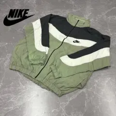【90's古着】Nike ナイロンジャケット オリーブグリーン XXL