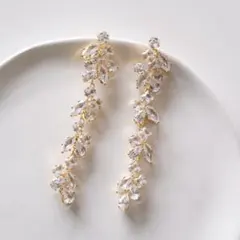 Ksmily. ジルコニア ウェディング ピアス