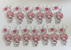 カラフルピーチ☆のあ☆ラバーキーホルダー☆20個 - メルカリ
