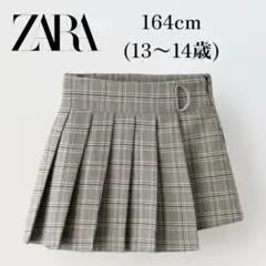 サ様 ZARA チェックボックスプリーツスカート 164cm