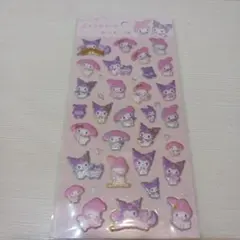 マイメロディ クロミ ぷくっとシール