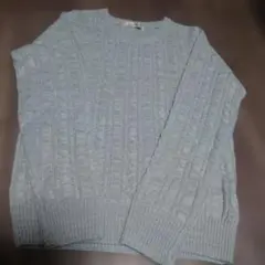 PAGEBOY ニット　セーター 　フリーサイズ　グレー　レディース