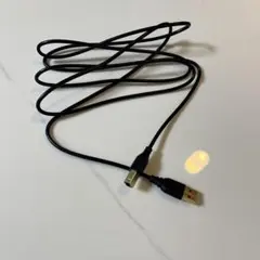 USB A/Bタイプケーブル 約1.5メートル 黒