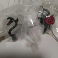 一番くじ ゴジラ E賞 モンスターヘッドマグネット 花 触手 セット