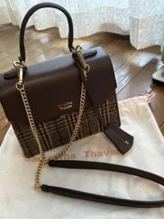 Samantha Thavasa ダークブラウン ショルダーバッグのサムネイル