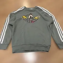 adidas グレー トレーナー 160サイズ