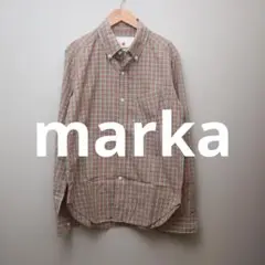 【極美品】marka チェック柄 ボタンダウンシャツ サイズ3