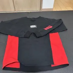 canterbury 長袖 黒/赤 ヤッケ Lサイズ