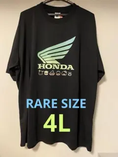 希少 4LサイズHONDA x サンリオ ウイングロゴ Tシャツ 黒 バイクのサムネイル