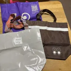 KALDI トートバッグ グレーなどまとめて