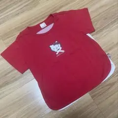 プティマイン ハローキティ 半袖 Tシャツ 半袖Tシャツ キティ サンリオ 赤色