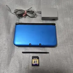 極美品 Nintendo 3ds LL ブルー ブラック