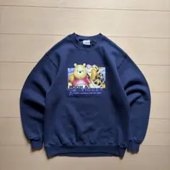 90s Disney USA製 スウェット プーさん ティガー ヴィンテージのサムネイル