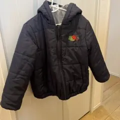 ネイビー ダウンコート 110サイズ フード付き