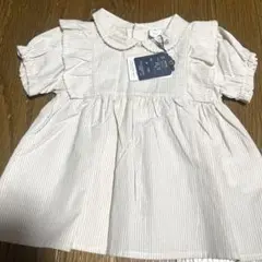 新品 cottoli コトリ ストライプ ワンピース 半袖