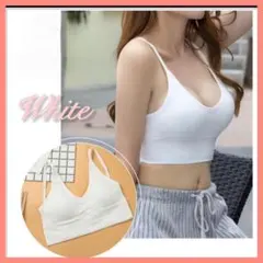 ブラカップ付きニットキャミソール ブラトップ♡