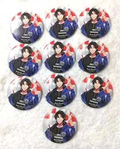 ヒプマク　トレーディング缶バッジ　GuideBook+　二郎　10個セット