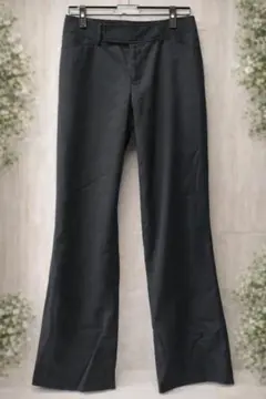 KLEIN Plus 38 黒 ストライプ パンツ