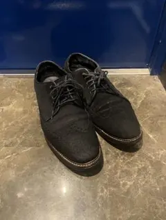 Cole Haan ウイングチップ スエードシューズ ブラックのサムネイル
