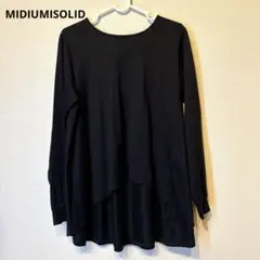 センソユニコ m_mefuカットソー美品 芽風】m-mefu センソユニコ サマーニット 変形 カットソー【美品