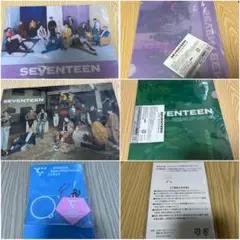 セブチクリアファイルとラバーチャーム3点セット