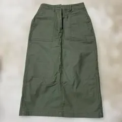 coen オリーブグリーン タイトスカート S