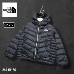★ノースフェイス　軽量　ライトダウンジャケット　ブラック　キッズ　120