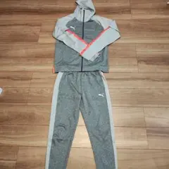 PUMA フード付きジャージ グレー