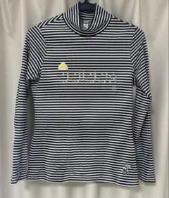 adidas レディース ゴルフ モックネック シャツ ボーダー