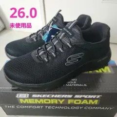 SKECHERS MEMORY FOAM26.0　ブラックのサムネイル