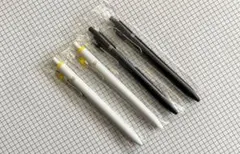 ゲルインク ボールペン(黒2、黄2）セットのサムネイル