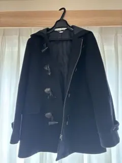 イーストボーイ　ヴィーナス　ダッフルコート　アンゴラ混　9号　ネイビー