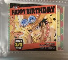 エース　ONE PIECE 365日ステッカー　366日　ポートガス