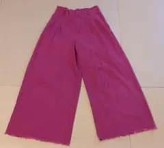 SIMPLICITÉ ワイドパンツ ピンクレッド シンプリシティエ