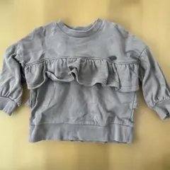 3can4on フリル付きトレーナー 100