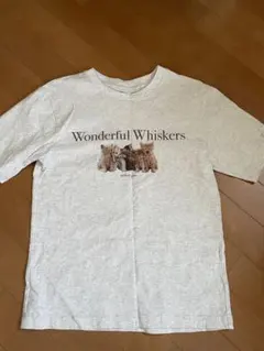 週末セール　新品未使用　ユニクロ　Tシャツ グレー　ねこちゃん
